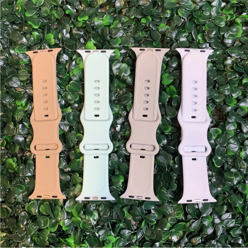 Disney Parks Themed Silicone Watch Bands for Apple Smart Watch 42/44/45/49mm 4pk